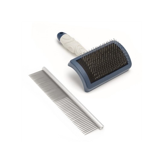 Mikki Doodle Grooming Kit Met Kam En Slickerborstel