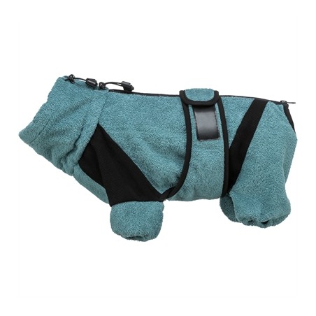 Trixie Badjas / Huisoverall Badstof Petrol