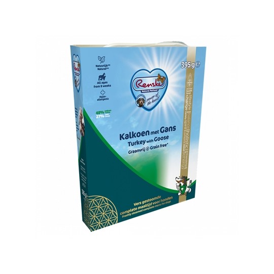 Renske Vers Gestoomd Vlees Kalkoen Met Gans Graanvrij