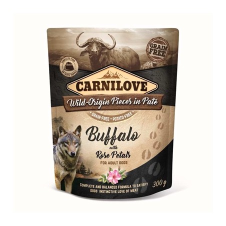 Carnilove Dog Pouch Buffel / Rozenblad