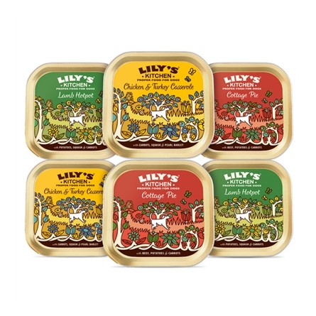 Lily's Kitchen Dog Adult Classic Dinners Tray Multipack