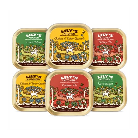 Lily's Kitchen Dog Adult Classic Dinners Tray Multipack