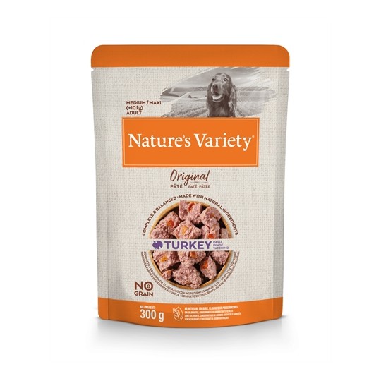 Natures Variety Original Adult Medium / Maxi Pouch Turkey No Grain