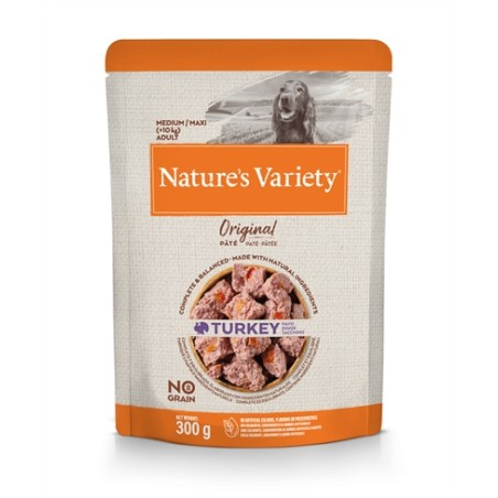 Natures Variety Original Adult Medium / Maxi Pouch Turkey No Grain