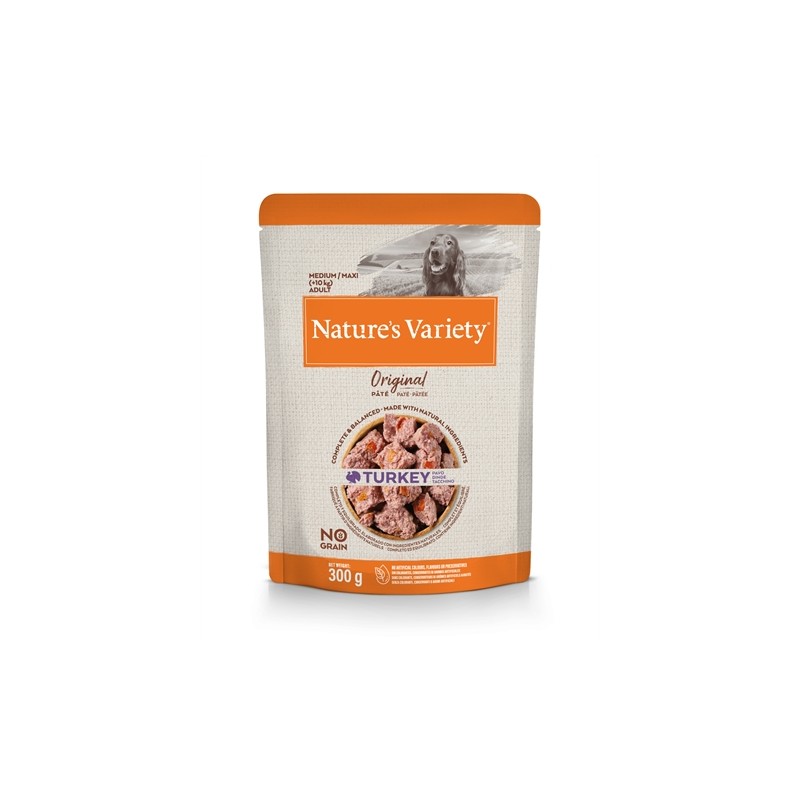 Natures Variety Original Adult Medium / Maxi Pouch Turkey No Grain