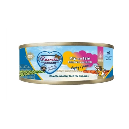 Renske Hond Pup/Junior Vers Vlees Kip / Lam