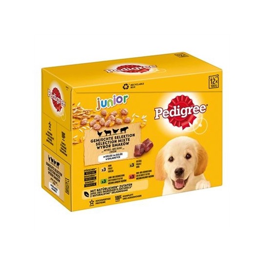 Pedigree Multipack Maaltijdzakjes Junior In Gelei
