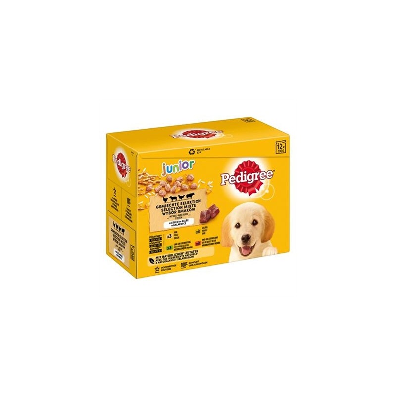 Pedigree Multipack Maaltijdzakjes Junior In Gelei