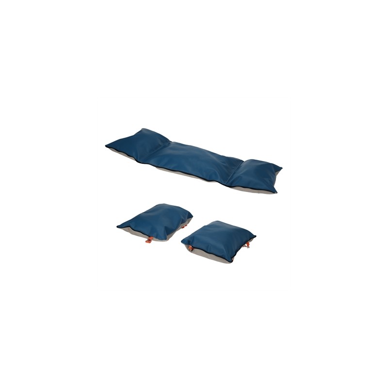 Merkloos Autostoel / Reismand Hondenmand Beige / Blauw / Oranje