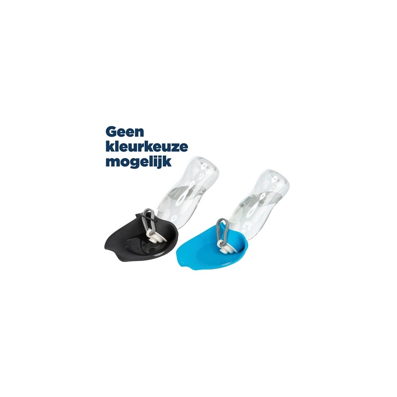 Trixie Drinkfles Met Bakje Siliconen Assorti