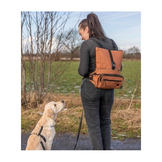 Trixie Rolltop Rugtas Met Heuptas Met Riem Roest