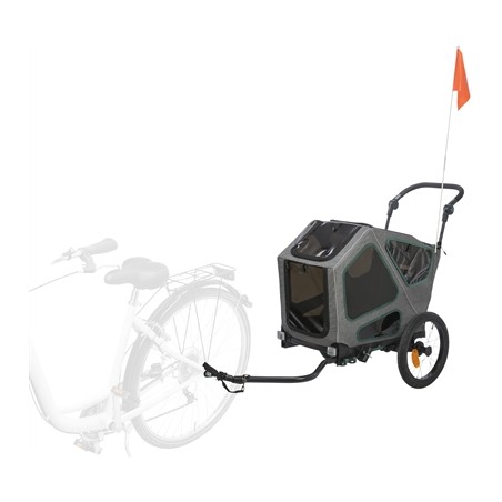 Trixie Fietskar Grijs / Salie