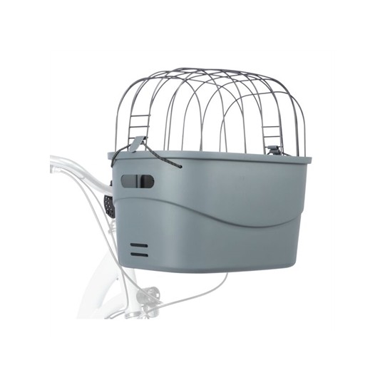 Trixie Stuur-Fietsmand Kunststof Grijs