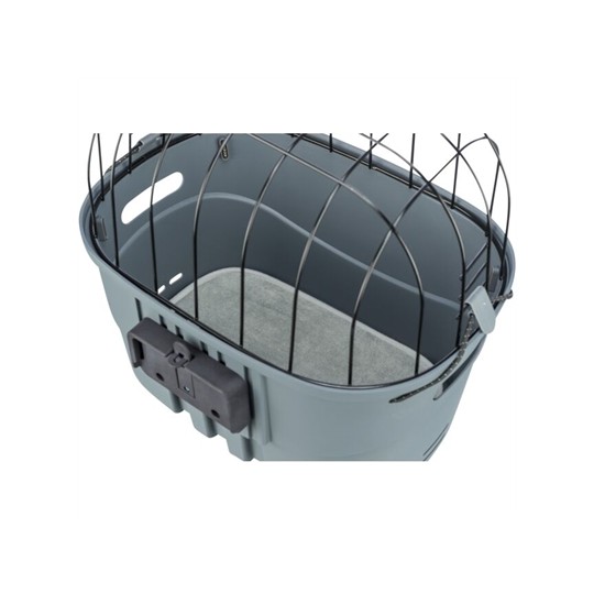 Trixie Stuur-Fietsmand Kunststof Grijs