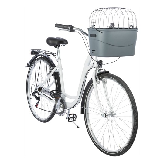 Trixie Stuur-Fietsmand Kunststof Grijs