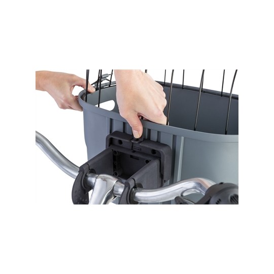 Trixie Stuur-Fietsmand Kunststof Grijs