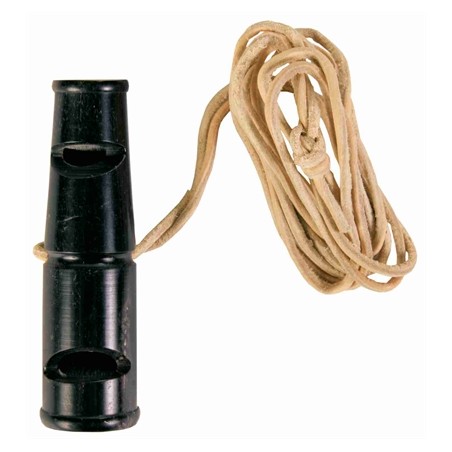 Trixie Dubbeltoonfluitje Buffelhoorn