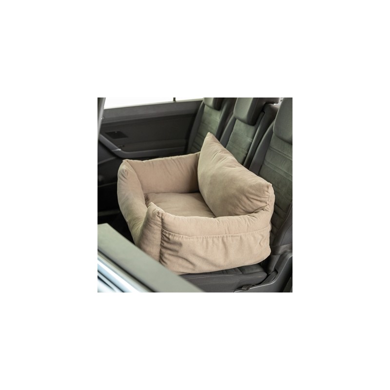 Trixie Autostoel Dubbel Taupe