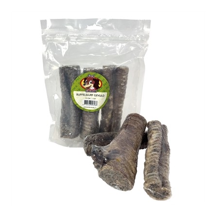 Petsnack Buffelslurf Gevuld