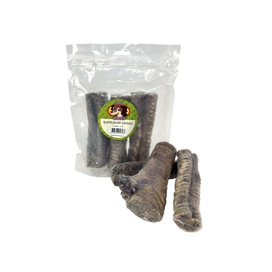 Petsnack Buffelslurf Gevuld
