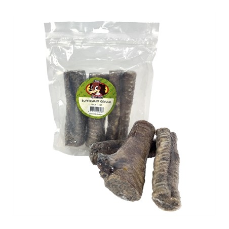 Petsnack Buffelslurf Gevuld