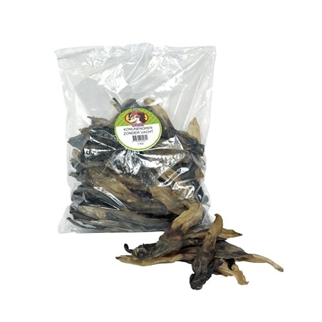 Petsnack Konijnenoren Zonder Vacht