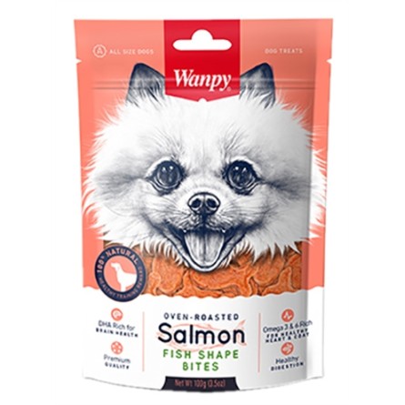 Wanpy Oven-Roasted Salmon Fish Shape Bites