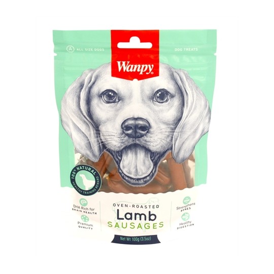 Wanpy Oven-Roasted Lamb Sausages