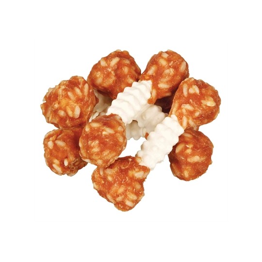 Trixie Denta Fun Chicken Chewing Dumbbells