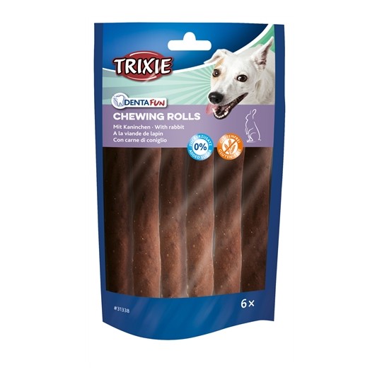 Trixie Denta Fun Rabbit Chewing Rolls