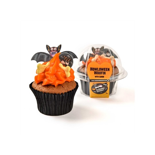 The Barking Bakery Carob Woofin Met Oranje Glazuur