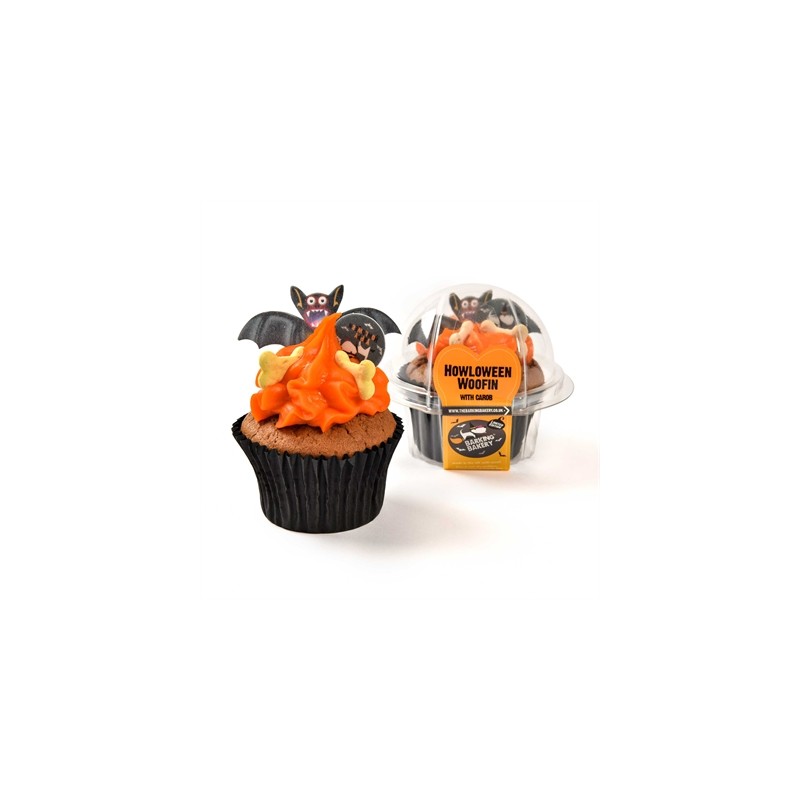 The Barking Bakery Carob Woofin Met Oranje Glazuur