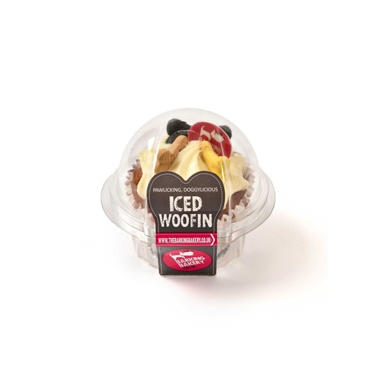 The Barking Bakery Carob Woofin Met Geel Glazuur