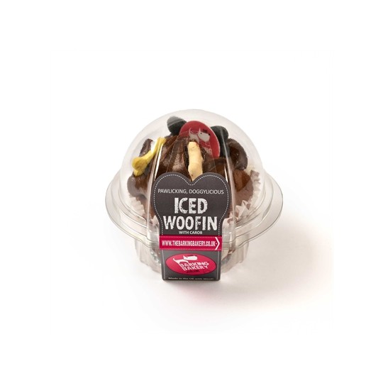 The Barking Bakery Vanilla Woofin Met Carob Glazuur