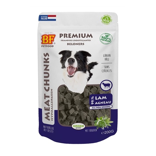 Bf Petfood Meat Chunks Lam