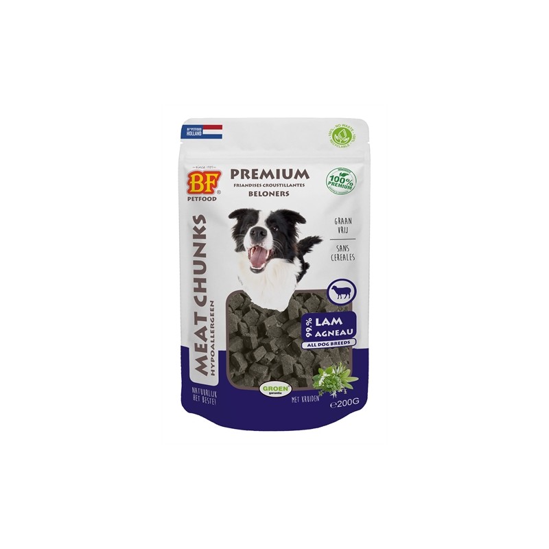 Bf Petfood Meat Chunks Lam