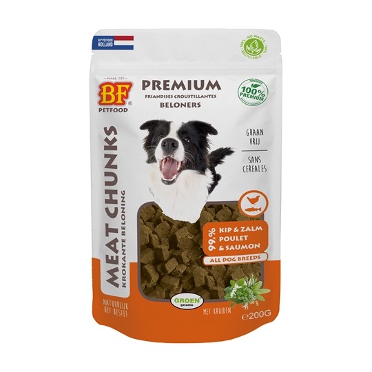 Bf Petfood Meat Chunks Kip En Zalm