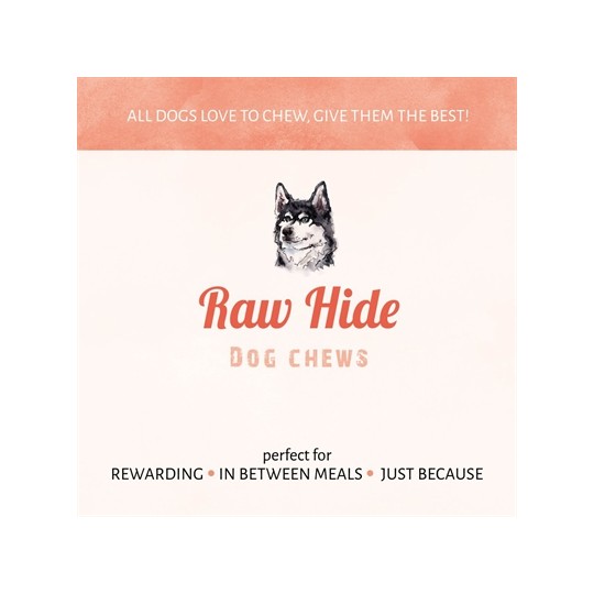 Antos Rawhide White Roll