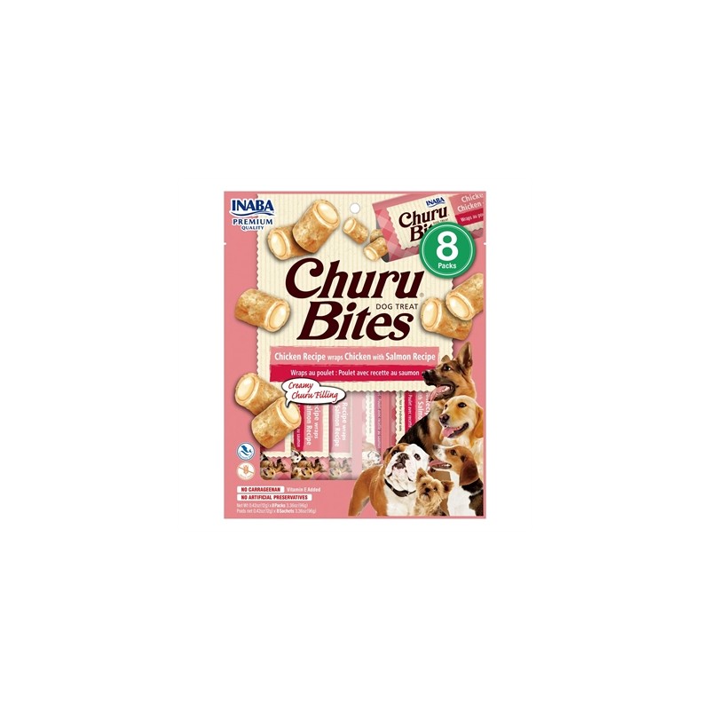 Inaba Dog Churu Bites Chicken Recipe Wraps Chicken With Salmon Recipe