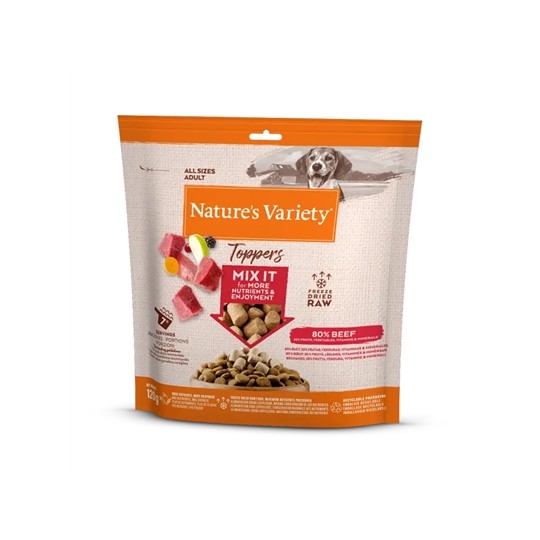 Natures Variety Freeze Dried Toppers Beef