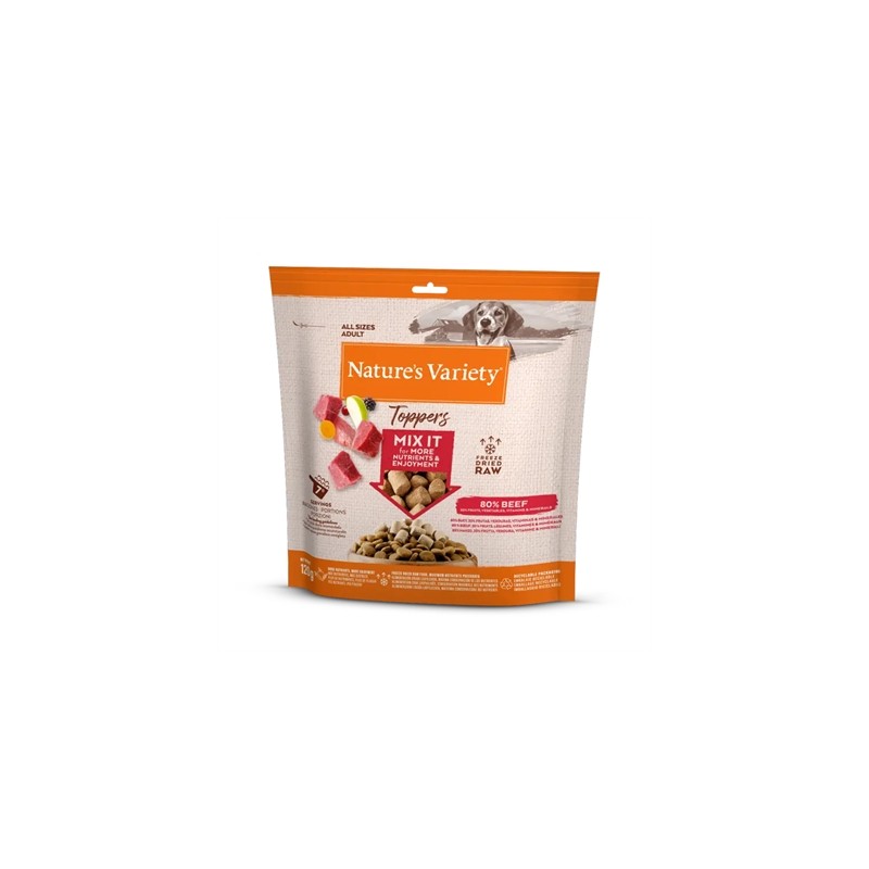 Natures Variety Freeze Dried Toppers Beef