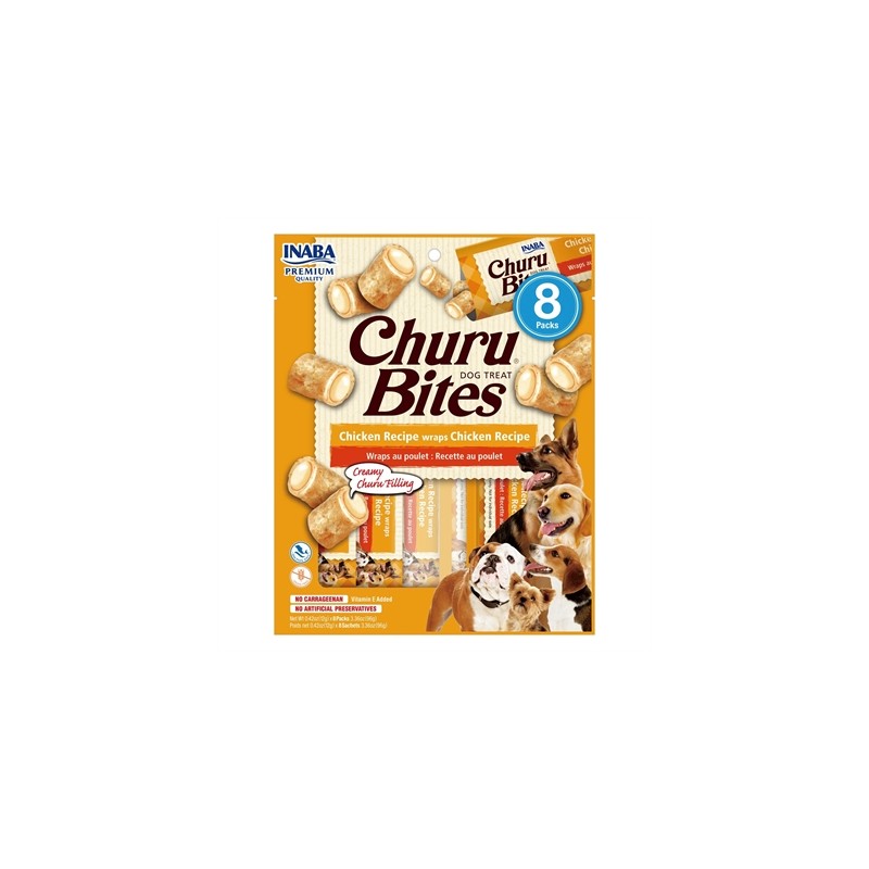 Inaba Dog Churu Bites Chicken Recipe Wraps