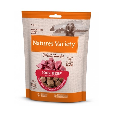 Natures Variety Freeze Dried Chunks Beef