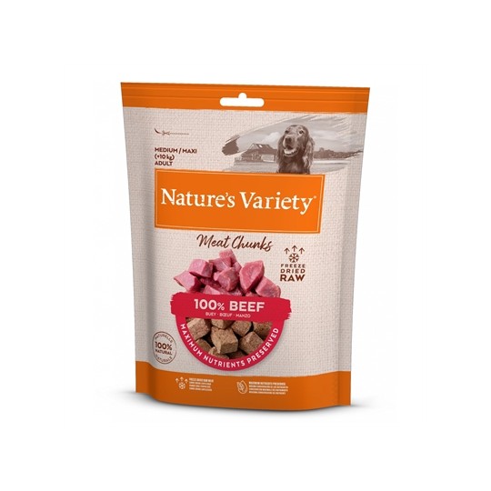 Natures Variety Freeze Dried Chunks Beef