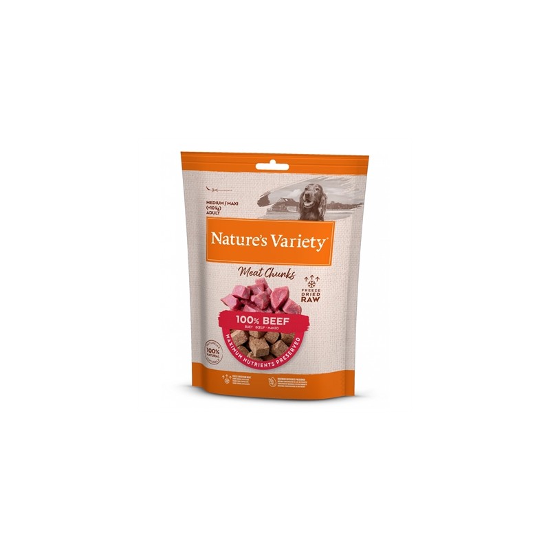 Natures Variety Freeze Dried Chunks Beef