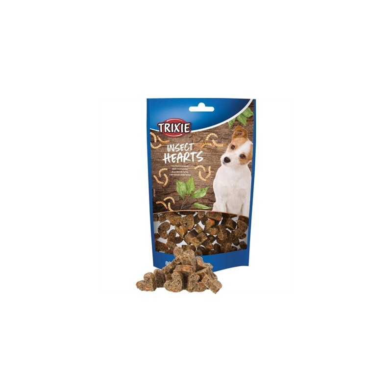 Trixie Insect Hearts Met Meelwormen