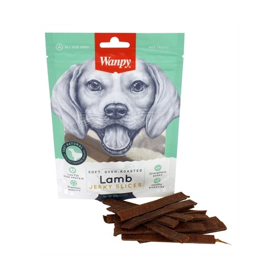 Wanpy Soft Oven-Roasted Lamb Jerky Slices
