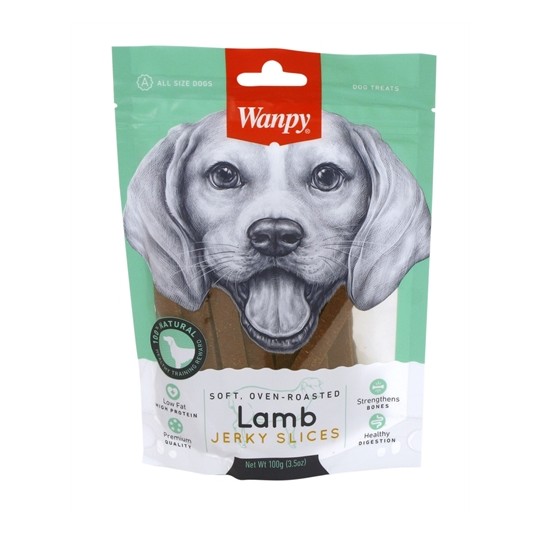 Wanpy Soft Oven-Roasted Lamb Jerky Slices