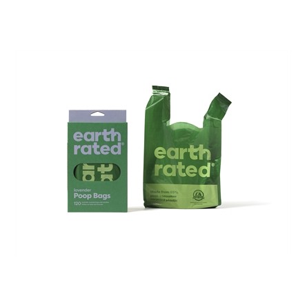 Earth Rated Poepzakjes Met Handvaten Lavendel Gerecycled