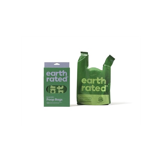 Earth Rated Poepzakjes Met Handvaten Lavendel Gerecycled